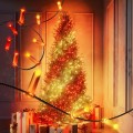 Twinkly Candies – 100 Lampki w kształcie świeczki RGB LEDs, przezroczysty przewód, USB-C - 2202134
