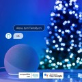 Twinkly Candies – 100 Lampki w kształcie świeczki RGB LEDs, przezroczysty przewód, USB-C - 2202137