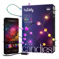 Twinkly Candies – 200 Lampki w kształcie pereł RGB LEDs, zielony przewód, USB-C - 2160757