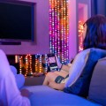 Twinkly Candies – 200 Lampki w kształcie pereł RGB LEDs, zielony przewód, USB-C - 2160752