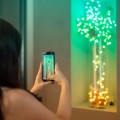 Twinkly Candies – 200 Lampki w kształcie pereł RGB LEDs, zielony przewód, USB-C - 2160756