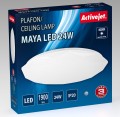 Nowoczesny plafon sufitowy LED Activejet MAYA 24W - 776686