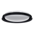 Nowoczesny plafon sufitowy LED Activejet FOCUS Czarny ściemnialny ze zdalnym sterowaniem na pilota - 1738006