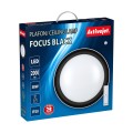 Nowoczesny plafon sufitowy LED Activejet FOCUS Czarny ściemnialny ze zdalnym sterowaniem na pilota - 1140915