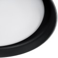 Nowoczesny plafon sufitowy LED Activejet FOCUS Czarny ściemnialny ze zdalnym sterowaniem na pilota - 1738005