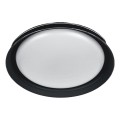 Nowoczesny plafon sufitowy LED Activejet FOCUS Czarny ściemnialny ze zdalnym sterowaniem na pilota - 1738004