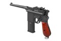Pistolet wiatrówka RANGER M712 Broomhandle FULL AUTO BLOWBACK k.4,5BBs 19-strzał. KWC - 2174017