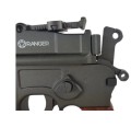 Pistolet wiatrówka RANGER M712 Broomhandle FULL AUTO BLOWBACK k.4,5BBs 19-strzał. KWC - 2174024