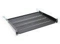 Półka DIGITUS 19" 1U 350mm  (RAL 9005 ) z podporą - 2067586