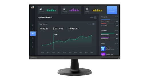 Monitor Lenovo 23,8" C24-40 (63DCKAT6EU) VA FHD 75Hz VGA HDMI - 2275792
