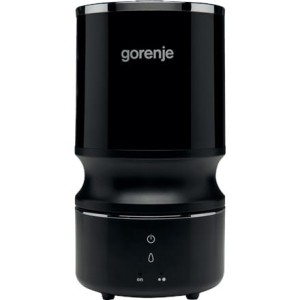 Nawilżacz powietrza Gorenje H08WB Nawilżacz powietrza 22 W Pojemność zbiornika na wodę 0,8 l Nadaje się do pomieszczeń o powierzchni do 15 m2 Technologia ultradźwiękowa Czarny