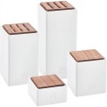zestaw 4 pojemników ceramicznych - 2310154