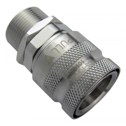 Koolance QD3 Quick Release z przegrodą prostą żeńską na szybie G1/4 Inch - bez wycieków, srebrny - 1885414