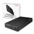 AXAGON EE35-XA3 Obudowa zewnętrzna 3.5", USB 3.0, SATA II, Aluminium - czarna - 2245600