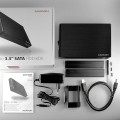 AXAGON EE35-XA3 Obudowa zewnętrzna 3.5", USB 3.0, SATA II, Aluminium - czarna - 2245598