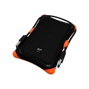 Dysk zewnętrzny HDD Silicon Power Armor A30 (1TB; 2.5"; USB 3.2; 5400 obr/min; Orange-Black; SP010TBPHDA30S3K)