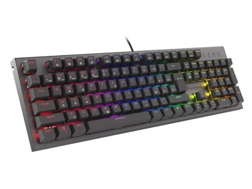 KLAWIATURA DLA GRACZY GENESIS THOR 303 CZ/SK PODŚWIETLENIE RGB MECHANICZNA RED CZARNA SWITCH HOT SWA - 2034813