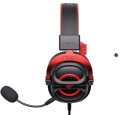 Słuchawki gamingowe Havit H2002E Pro (czarny/czerwony) - 2303674