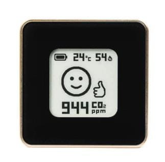 SMART HOME AIR QUALITY SENSOR/GOLD/BLACK AIRV-ELEG AIRVALENT - 1898105