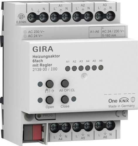 GIRA aktor grzewczy 6x regul. KNX ONE 213900 - 1888853