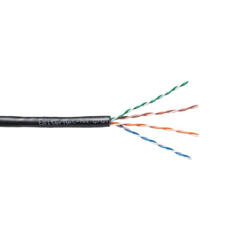 Kabel  EmiterNet zewnętrzny PVC+PE UTP (U/UTP) kat.5e, drut 4x2x0,5 PE - 1889300