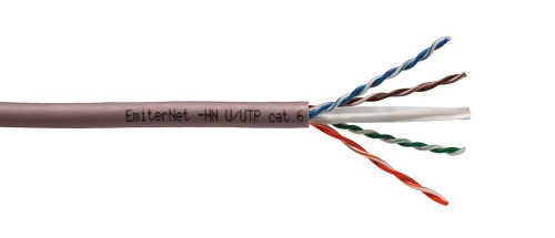 Kabel Emiter Net U/UTP kat.6 450MHz B2ca LS0H, drut 4x2x23AWG - 1889290