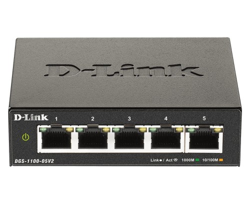 D-Link DGS-1100-05V2/E 5-Port Gigabit Smart Managed - 2200162