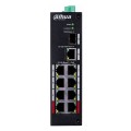 Switch niezarządzalny Dahua PFS3110-8ET-96-V2 8x 100Mb/s PoE + 1x 1000Mb/s + 1x SFP 1000Mb/s - 1125282