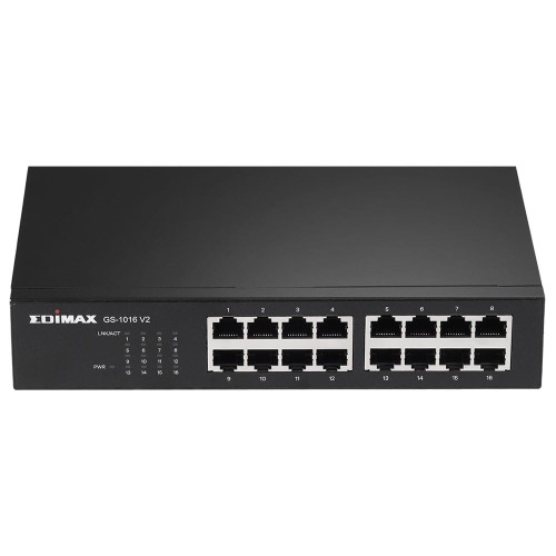 Switch niezarządzalny Edimax GS-1016 V2 16x10/100/1000 Rack - 2312887