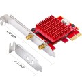 Karta sieciowa Cudy WE3000S WiFi 6E AX5400 BT 5.2 PCI-E - 1742343