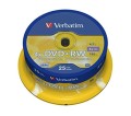 DVD+RW Verbatim 4x 4.7GB (Cake 25) MATT SILVER - 2281233