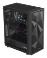 Obudowa Genesis Diaxid 605F Midi Towar (z oknem, USB-C) Czarna - 2317637