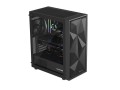 Obudowa Genesis Diaxid 605F Midi Towar (z oknem, USB-C) Czarna - 2061229