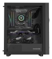 Obudowa Genesis Diaxid 605F Midi Towar (z oknem, USB-C) Czarna - 2317644