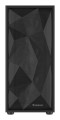Obudowa Genesis Diaxid 605F Midi Towar (z oknem, USB-C) Czarna - 2317641