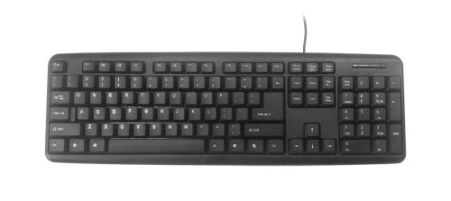 Klawiatura GEMBIRD KB-U-103 (USB 2.0; (US); kolor czarny) (WYPRZEDAŻ) - 2318725