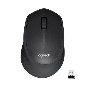 Mysz Logitech M330 910-004909 (USB 2.0; kolor czarny; optyczna) (WYPRZEDAŻ)