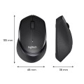 Mysz Logitech M330 910-004909 (USB 2.0; kolor czarny; optyczna) (WYPRZEDAŻ) - 2318757
