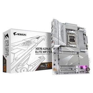Płyta Gigabyte X870 AORUS ELITE WIFI7 ICE /AMD X870/DDR5/SATA3/M.2/USB4/PCIe5.0/WiFi/BT/AM5/ATX
