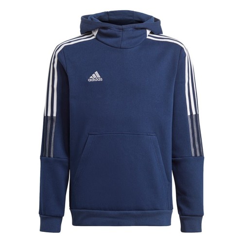 Bluza dla dzieci adidas Tiro 21 Sweat Hoody granatowa GK9680 140cm - 2320253