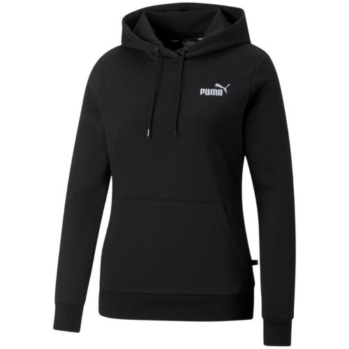Bluza damska Puma ESS+ Embroidery Hoodie FL czarna 670004 01 - 1953287
