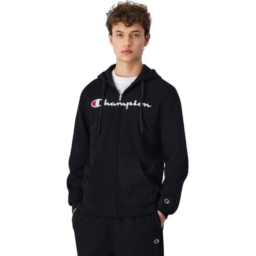 Bluza męska Champion Full Zip Hoodie czarna 220255 KK001 L - 2320256