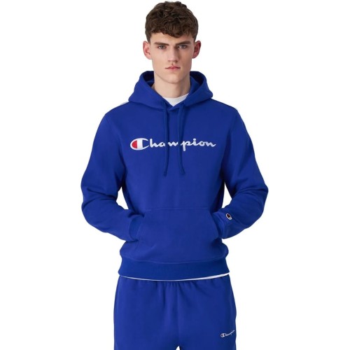Bluza męska Champion Hooded niebieska 220253 BS008 M - 2320299