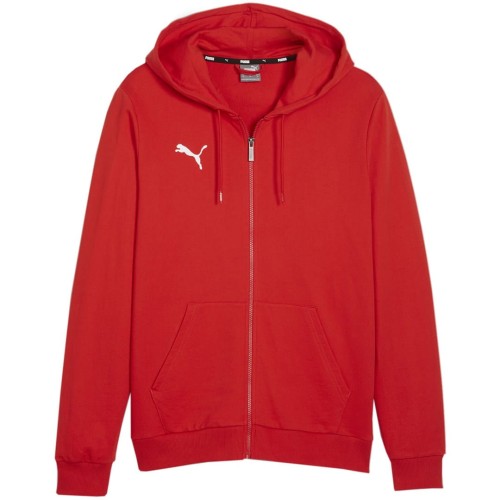 Bluza męska Puma Team Goal Casuals Hooded czerwona 658595 01 - 1953479