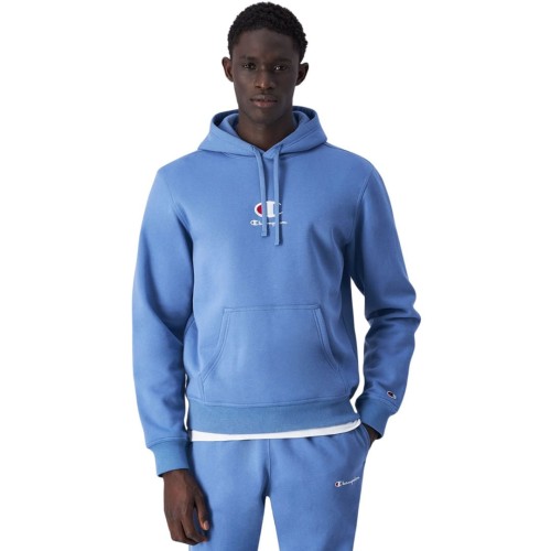 Bluza męska Champion Hooded niebieska 220268 BS099 L - 2320353
