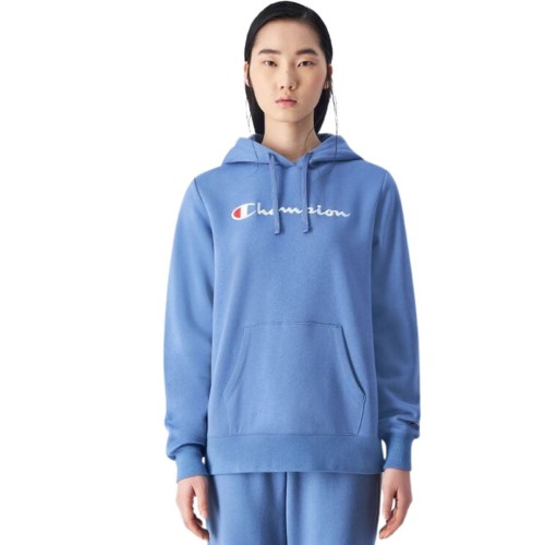 Bluza damska Champion Hooded niebieska 117529 BS099 S - 2320367