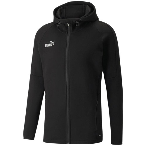 Bluza męska Puma teamFINAL Casuals Hooded Jkt czarna 657383 03 - 1953624