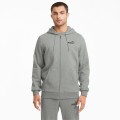 Bluza męska Puma ESS Small Logo FZ Hoodie FL szary 586702 03 - 2133792