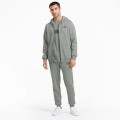 Bluza męska Puma ESS Small Logo FZ Hoodie FL szary 586702 03 - 2133794