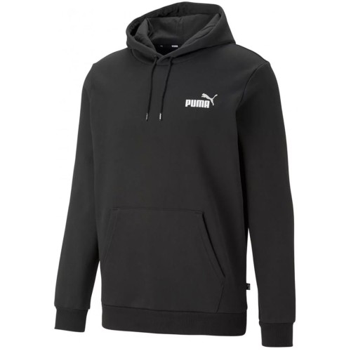 Bluza męska Puma ESS+ 2 Col Small Logo Hoodie FL czarna 674471 61 - 1953462